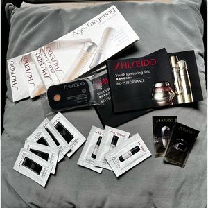 Shiseido skincare and foundation samples bundle